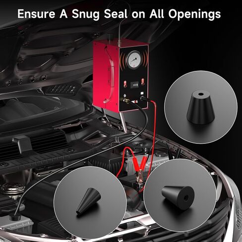 ANCEL كاشف تسرب الوقود مجموعة مخروطية 3 قطعة لجميع آلات الدخان السيارات اختبار تسرب الفراغ in Kuwait