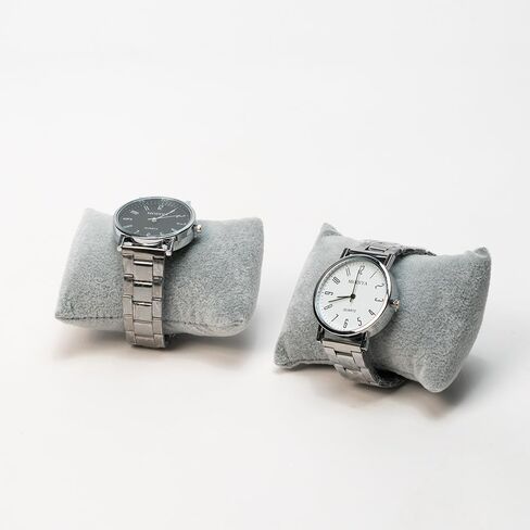 Jewelry Case Watch Organizer Bracelet Display Box with Clear Lid for Selling, watch/Jeweley Holder for Show (Grey Velevt) in Saudi Arabia