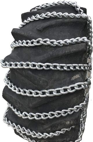 TireChain.com 13-24, 13 24 Two Link Loader Grader Tire Chains set of 2 in Saudi Arabia