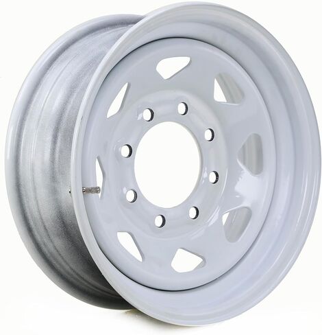 Free Country Trailer Tire Wheel Assembly ST235/80R16 10-Ply E 123L 8 Lug on 6.5" PCD White Spoke Rim in Kuwait