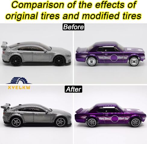 1/64 Wheels and Tires Set, 10-Pack 1 64 Scale Wheels with 10 for 1/64 Diecast Cars Upgraded and Modified Rubber Tires(Diameter 0.43in/11mm) (Silver Plated) in Saudi Arabia