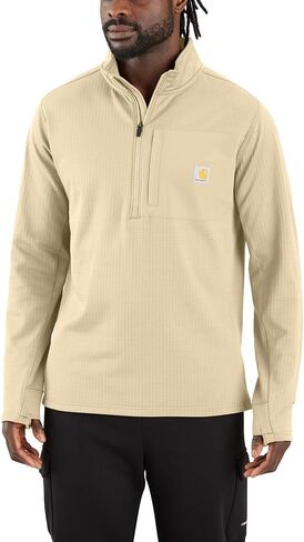 تي شيرت Carhartt Force مريح ذو رقبة وهمية نصف سحاب للرجال من Carhartt in Saudi Arabia