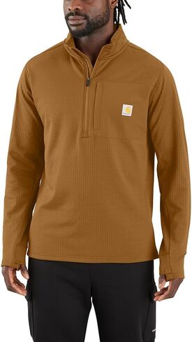 تي شيرت Carhartt Force مريح ذو رقبة وهمية نصف سحاب للرجال من Carhartt in Saudi Arabia