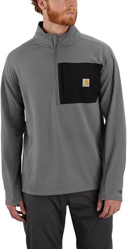 تي شيرت Carhartt Force مريح ذو رقبة وهمية نصف سحاب للرجال من Carhartt in Saudi Arabia
