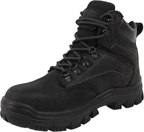 Mens steel toe work boots - ASTM Steel Toe + Waterproof + 2 Different Insoles + Anti-slip Rubber Outsole + Multiple Application Scenarios in Saudi Arabia