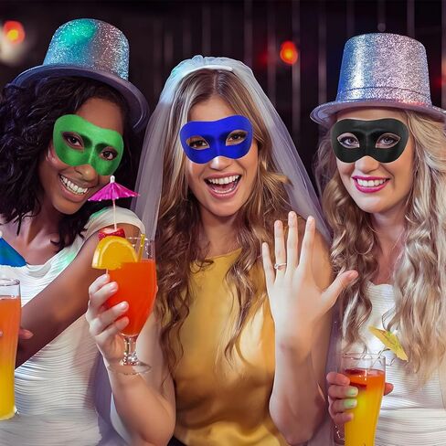 قناع تنكر للرجال، 6 عبوات من قناع البندقية الكلاسيكي خفيف الوزن للمهرجانات، زي كرة تنكرية لعيد الميلاد، قناع الحفلات التنكرية، قناع كرنفال ماردي غرا in Kuwait