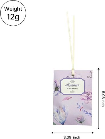 12 Pack Aromatherapy Sachets - Ocean Scent - Odor Elimination & Air Freshness - Perfect for Wardrobe, Car & Home Scents - Great Gift Idea in Saudi Arabia