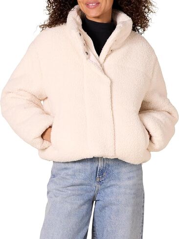 Amazon Essentials Women's Crop Puffer Jacket (Available in Plus Size) in Saudi Arabia