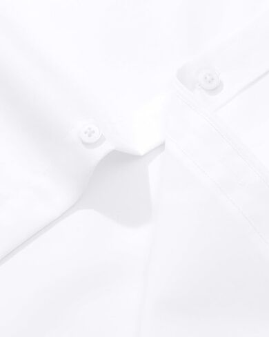 Alimens & Gentle Men's Dress Shirt Regular Fit Stretch Stain Shield Long Sleeve Solid Business Wedding Button Down Shirts in Kuwait
