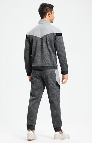 Libin Men's Tracksuits Sweatsuits for Men Sweat Track Suits Long Sleeve Causal Full Zip Jogging Athletic 2 Piece Outfits Set in Saudi Arabia
