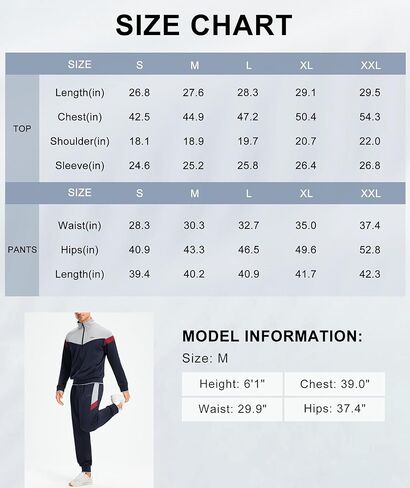 Libin بدلات رياضية رجالية بدلات رياضية للرجال بدلات رياضية بأكمام طويلة كاجوال بسحاب كامل للركض مجموعة ملابس رياضية من قطعتين in Kuwait