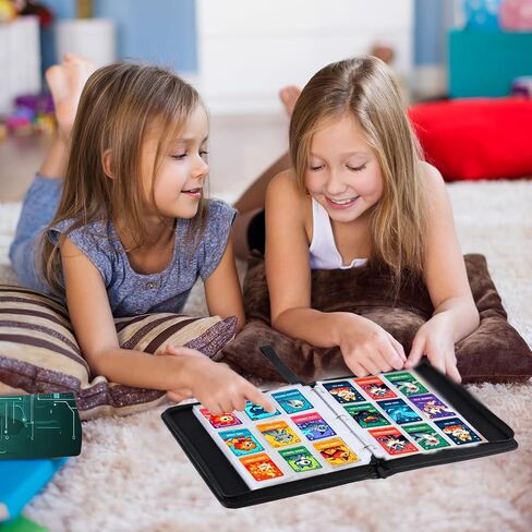 900 Pockets Trading Baseball Card Binder with Sleeves, 50 Removable Pages, 3 Ring Zipper Binder Collectable Card Book Album with Strap, Leather Sport Games Cards Folder, Card Collector Gifts in Kuwait