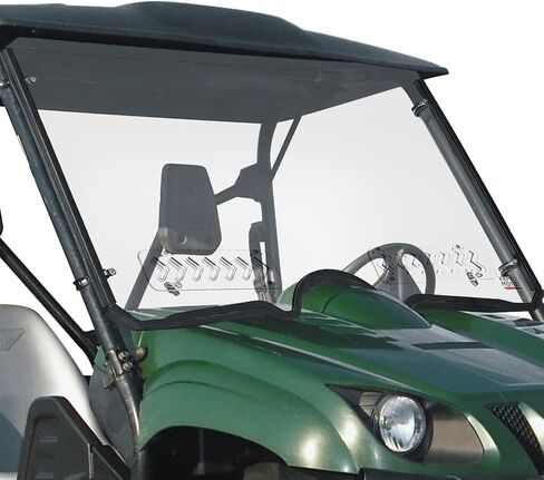 KEMIMOTO UTV الزجاج الأمامي الزجاج الأمامي للخدمة الشاقة الزجاج الأمامي الكامل متوافق مع 2006-2008 الكركدن 450، 2004-2007 الكركدن 660، 2008-2013 الكركدن 700 in Saudi Arabia