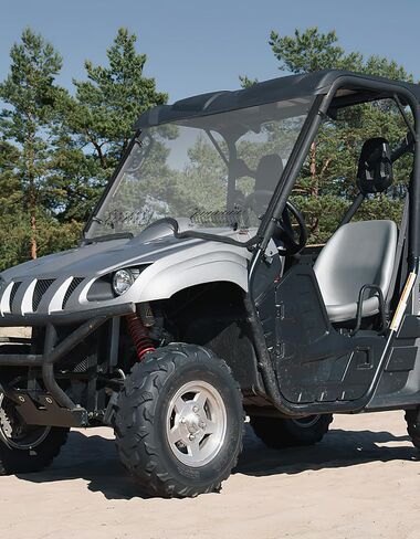 KEMIMOTO UTV الزجاج الأمامي الزجاج الأمامي للخدمة الشاقة الزجاج الأمامي الكامل متوافق مع 2006-2008 الكركدن 450، 2004-2007 الكركدن 660، 2008-2013 الكركدن 700 in Saudi Arabia