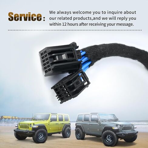 كابل تمديد SGW لـ Tazer DT وJL وMini وLite متوافق مع ملحقات Jeep Wrangler JL 2018+ /Gladiator 2020+ / 2019+ Ram 1500/2021+ Ram TRX in Kuwait