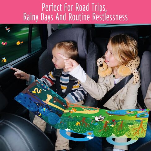 Reusable Sticker Book, 36 Marine Animals Thick Gel Clings Stickers Waterproof Decals Stickers Animals Theme Matching Game Activity Books Educational Learning Toys for Toddlers Girls Boys Preschooler in Kuwait