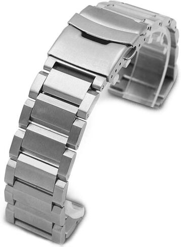 Replacement Watch Band Nixon 51-30 Series - Stainless steel metal bracelet with sold links. Custom made to fit Nixon 5130 at 25mm width. in Saudi Arabia