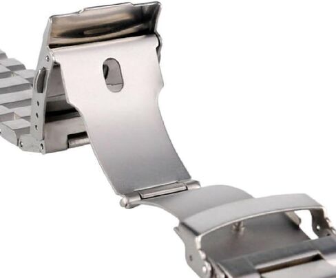 Replacement Watch Band Nixon 51-30 Series - Stainless steel metal bracelet with sold links. Custom made to fit Nixon 5130 at 25mm width. in Saudi Arabia