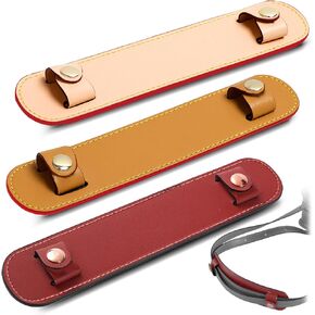3Pcs Removable Leather Shoulder Strap Pad Replacement Pressure Relief Cover for Women Tote Bag Handbag Purse Backpack