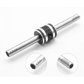 Mini 4wd Hexagonal Turnbuckles 4-4.5mm Self-Made Parts use for Tamiya Pro Tool use for Installing and Removing Nut Toys Accessories