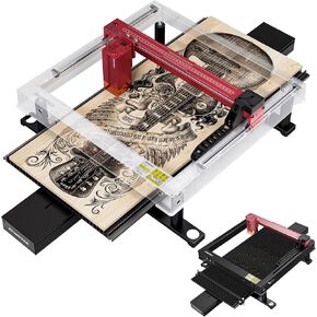 وحدة تغذية ناقلة أوتوماتيكية ATOMSTACK R5 لـ A6/A12/A24/A48 Pro&A6/A12/A24/A48 Ultra Laser Engraver، نقش وقطع سريع قوي ومستقر على مساحة أكبر تصل إلى 31.5 بوصة × 14.4 بوصة بارتفاع 1.2 متر