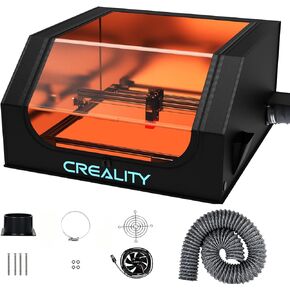 Creality Enclosure for Laser Engraver,Laser Engraving Machine Protective Cover with Eye Protection, Insulates Against Fumes and Odors for Laser Cutting Enclosure Tent