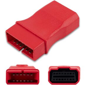 JUTA OBD2 to OBD1 Adapter Compatible for GM and Daewoo OBDI 12-Pin Male to OBDII 16-Pin Female Diagnostic Tool Connector