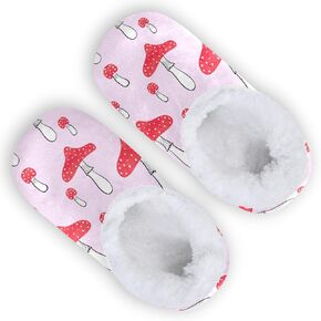 Boys Girls Fuzzy House Slippers Kids Toddlers Winter Indoor House Home Shoes XS-S