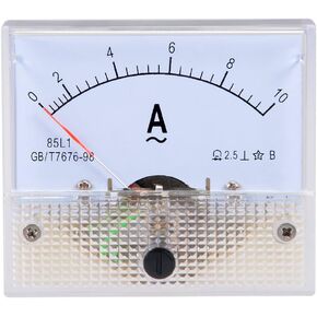 uxcell AC 0-10A Analog Panel Ammeter Gauge Ampere Current Meter 85L1