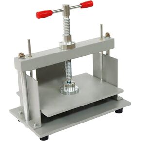 TECHTONGDA Manual Paper Press Machine A4 Book Press Bookbinding Notes Office Invoice Steel Flattening Machine 3306lbs/1500kg Pressure