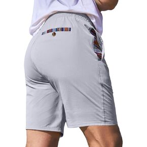 JMIERR Men's Casual Shorts 5"/ 7" Drawstring Summer Quick Dry Beach Stretch Waist Athletic Gym Short