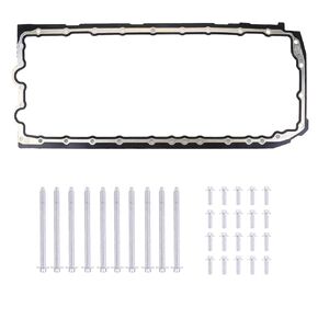 11132210959 Engine Oil Pan Gasket & Bolt Kit for 2006-2017 E88 E90 E61 E84 E86 E89 525i X3 X5 X6 535i 435i 330i 135i 328i Z4 3.0L 11137548031, HWK0003, 713866900, 71-38669-00 11137600482