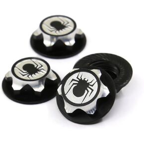 4PCS RC 17MM Hex Wheel Nut Dustproof Anti-Skid Mount Cap CNC Aluminum Compatible with 1/8 Buggy Off Road Monster Truck Car Traxxas X-Maxx Summit E-Revo HPI HSP Losi Kyosho Tamiya (Green)
