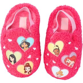 Ground Up Disney Princess Kids Slippers Girls Hearts