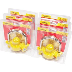 Lot of (6) keyed Alike Universal Tow Trailer Coupler Lock fits 1-7/8" 2" 2-5/16" TBCL-24PK