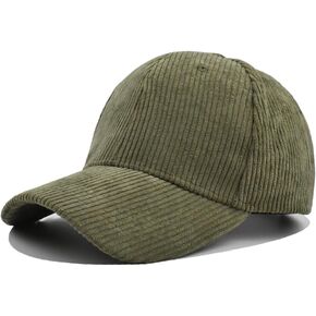 Baseball Cap for Men Women Adjustable Sports Hat Vintage Corduroy Hat Trucker Cap