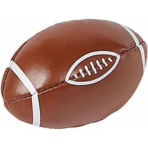 amscan Soft Mini Footballs - Brown - 3" x 2" - 12 Pcs