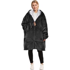 Catalonia Cheetah Zip Up Blanket Hoodie Sweatshirt, Oversized Sherpa Pullover Jacket Coat for Men Women, Comfortable Gift for Her