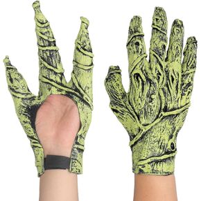 Halloween Latex Alien Hands Gloves Horror Sci-Fi Movie Theme Cosplay Gloves Realistic Costume Scary Gloves for Women Men