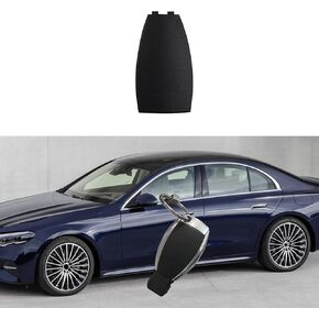 Car Key Rear Cover Replacement, Key Fob Cover, Car Accessories Key Shell Case Compatible with Mercedes Benz B-Class C-Class E-Class W204 3 Buttons Car Key Fob Case