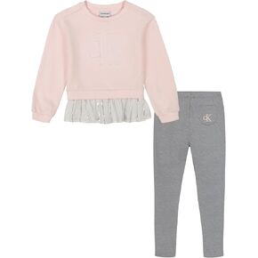 Calvin Klein girls 2pc Fashion Legging Set