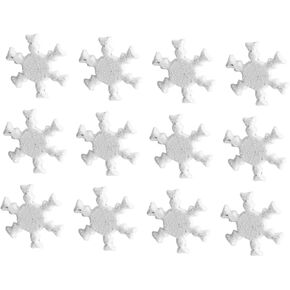 Tofficu 100pcs Snowflake Nails DIY Paper Fastener Brads Fasteners Christmas Brads Scrapbooking Brads Crafting Brads Nails Accessories Brads Embellishments Child Diamond Metal Lades White
