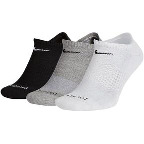 NIKE Everyday Plus Cushion Training No-Show Socks (3 Pairs) Unisex SX6889-964