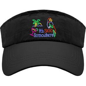 It's 5 O'clock Somewhere Hats Visors for Adult Golf Caps Uv Protection Visor Hat