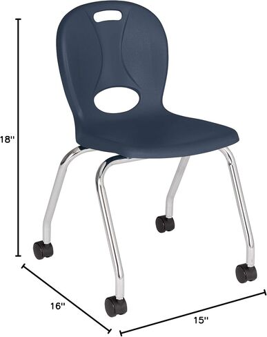Mobile Structure Series School Chair (Pack of 2) in Saudi Arabia