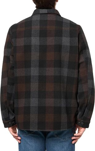 BASS OUTDOOR Men's Wool Blend Sherpa Lined Shacket in Saudi Arabia
