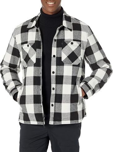 BASS OUTDOOR Men's Wool Blend Sherpa Lined Shacket in Saudi Arabia