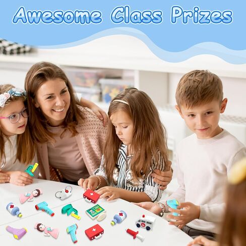 36 pcs Nurse Erasers for Kids Classroom Prizes,Puzzle Erasers 3D Take Apart Pencil Erasers for Kids Classroom Prizes, Class Treasure Box,Game Rewards,Party Favors in Saudi Arabia