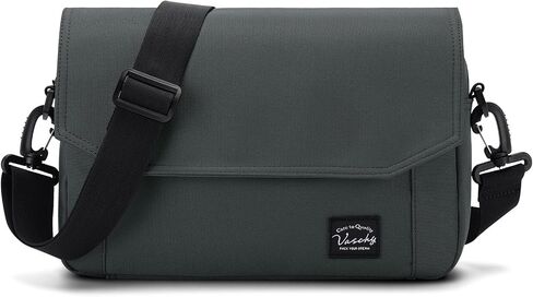 VASCHY Lightweight Messenger Bag for Men, Medium Classic Crossbody Flap Casual Satchel Crossbody Courier Bag for Men in Kuwait