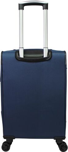 World Traveler Kemyer Softside Lightweight Expandable Spinner Luggage, Navy, 3-Piece Set(20in,25in,29in) in Saudi Arabia